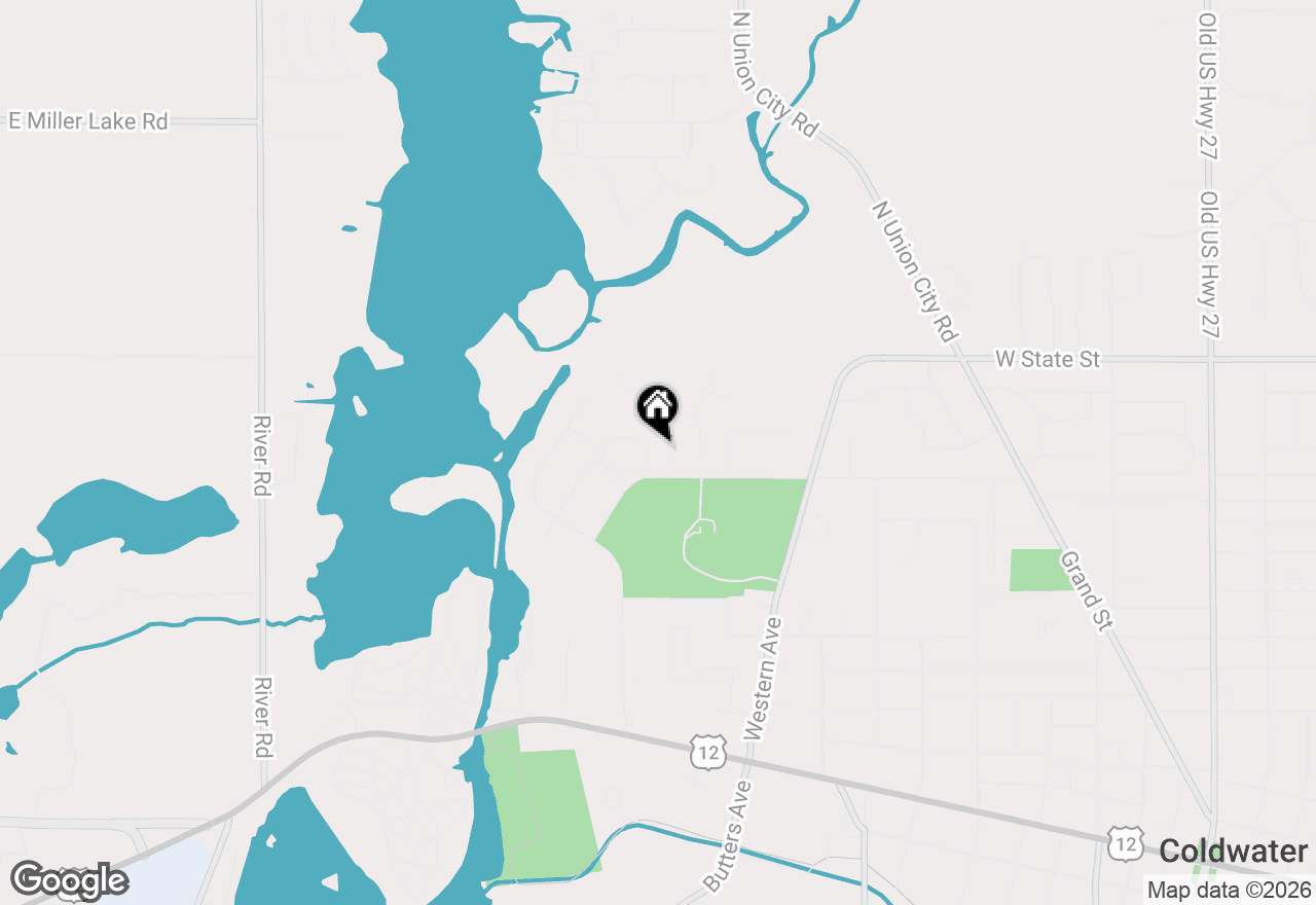 Map of 23 Arrowhead Drive, Coldwater, MI 49036