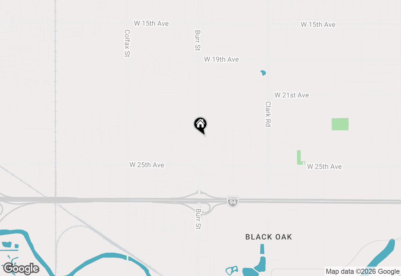 Map of 2321 Burr Street, Gary, IN 46406
