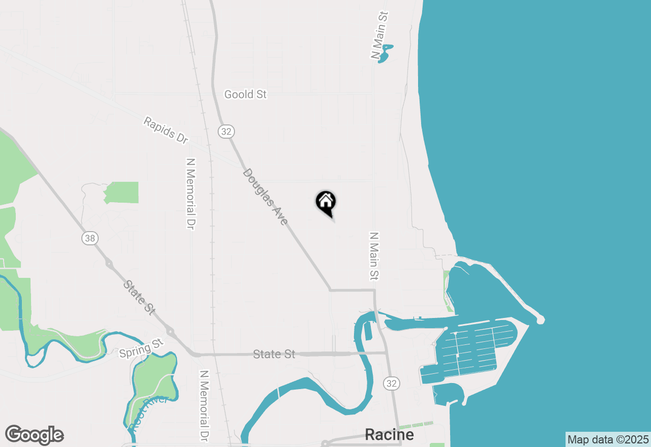 Map of 1511 Lincoln St, Racine, WI 53402