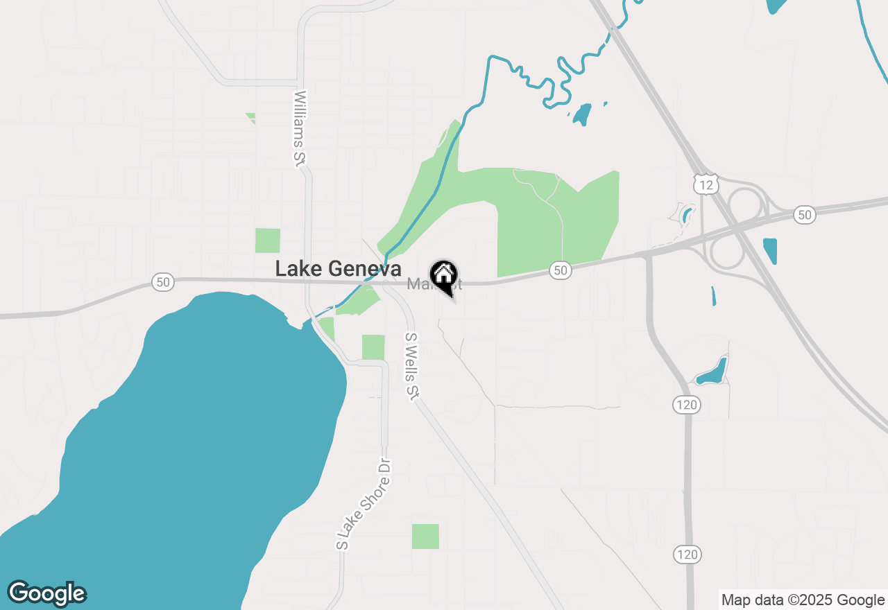 Map of 131 West St, Lake Geneva, WI 53147