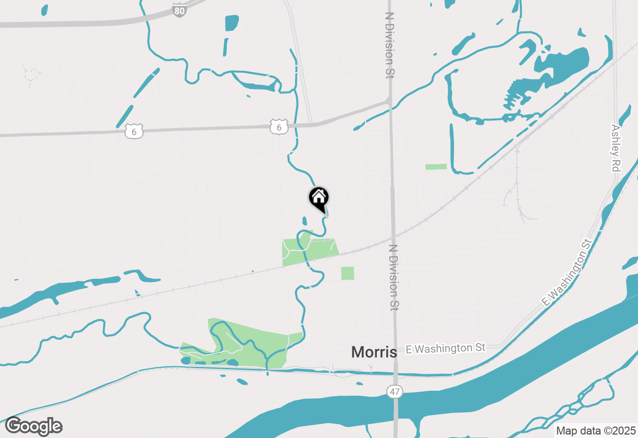 Map of 1057 Gladys Avenue, Morris, IL 60450