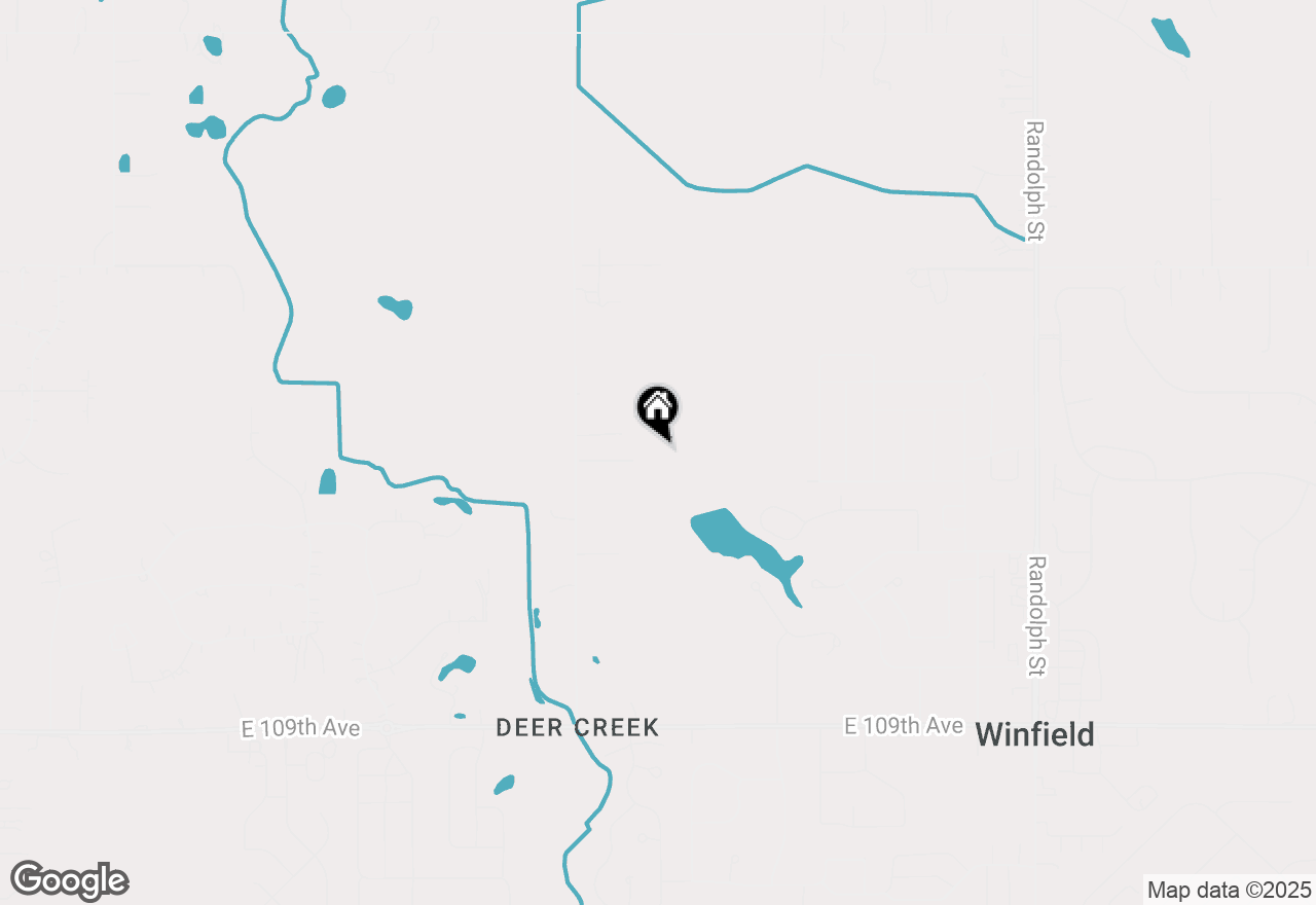 Map of 6876 E 104th Avenue, Crown Point, IN 46307