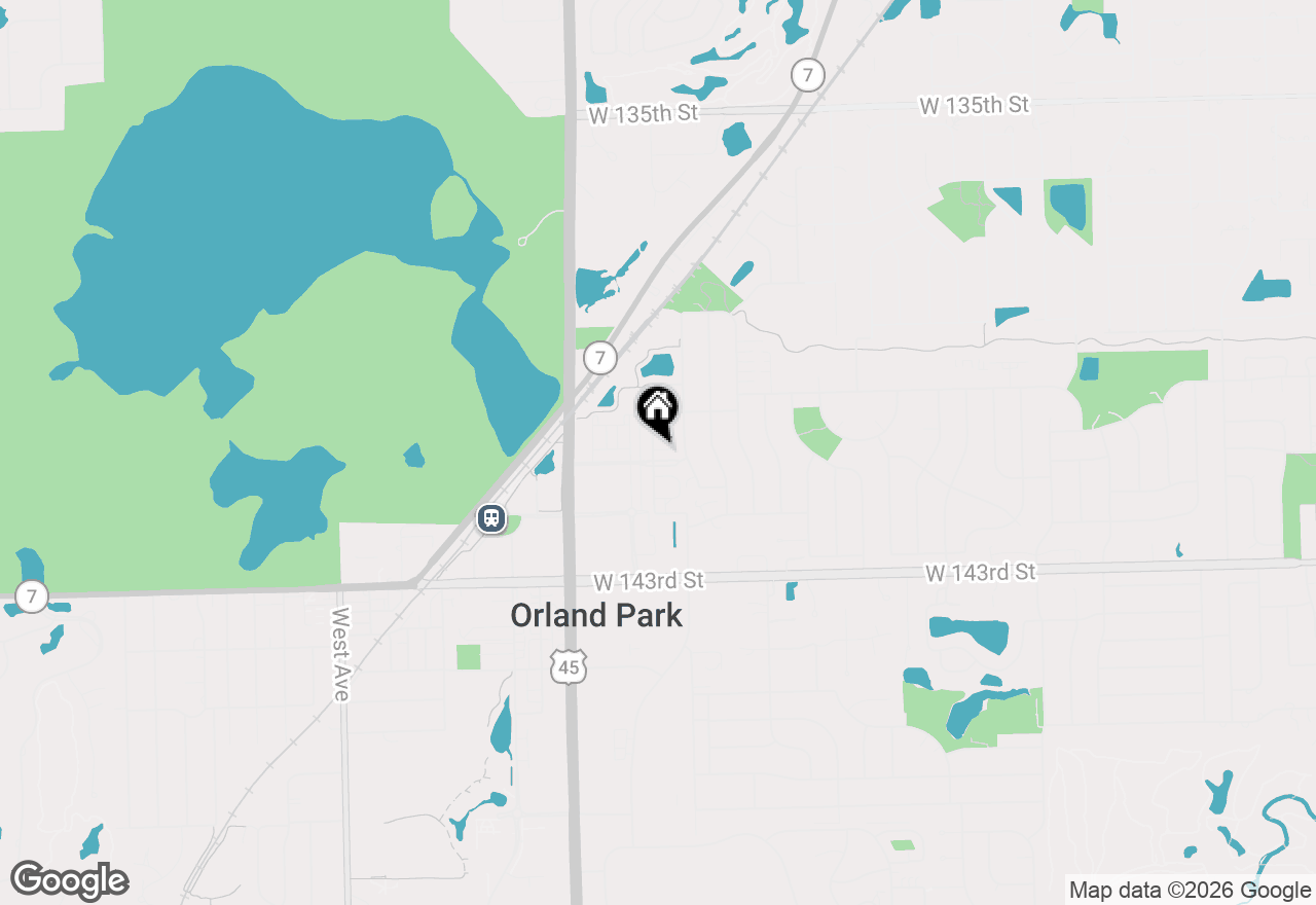 Map of 14029 John Humphrey Drive, Orland Park, IL 60462
