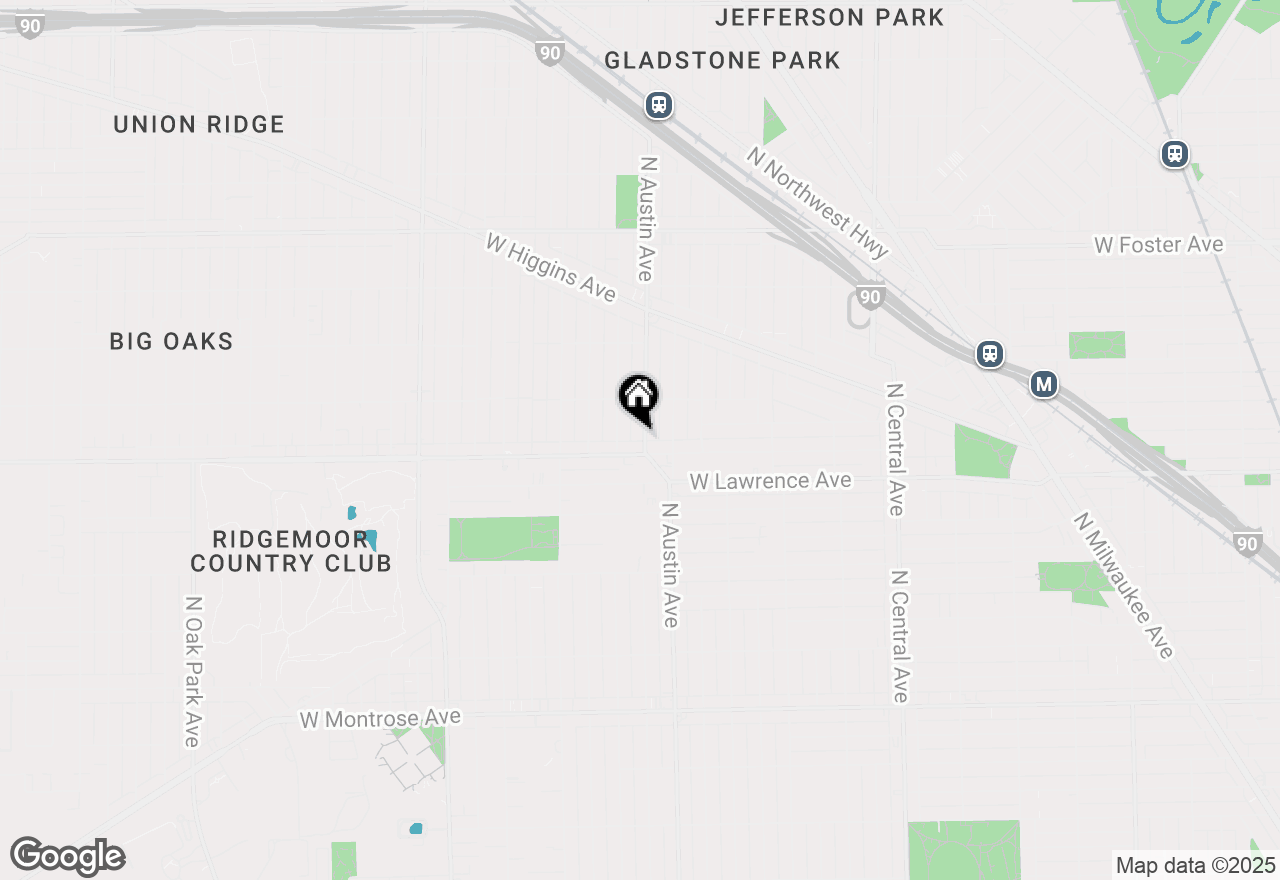 Map of 4848 N Austin Avenue #1, Chicago, IL 60630