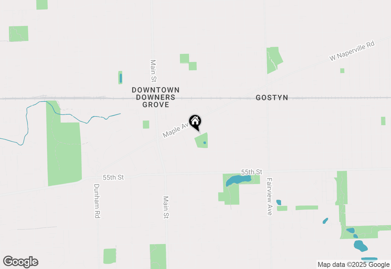 Map of 806 Randall Avenue, Downers Grove, IL 60515