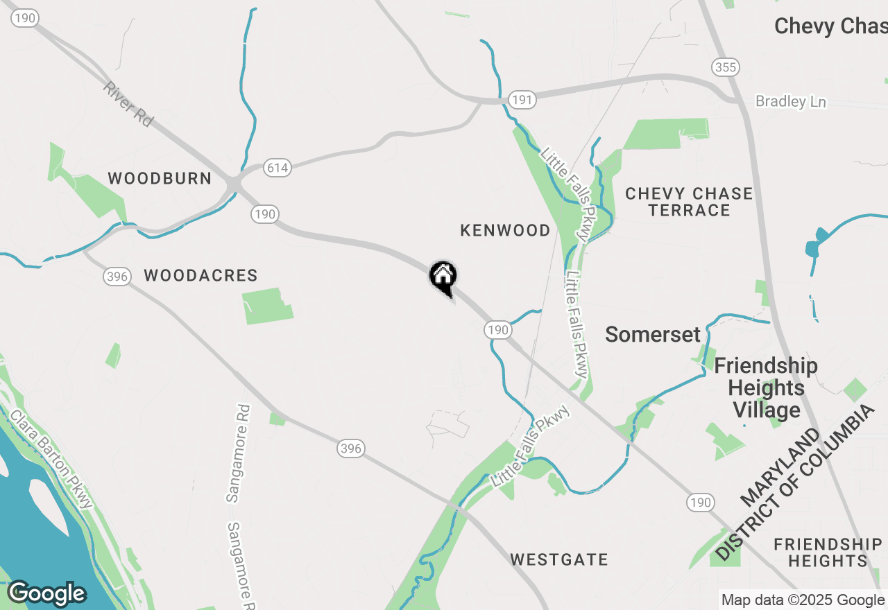 Map of 5520 Westbard Avenue, Bethesda, MD 20816