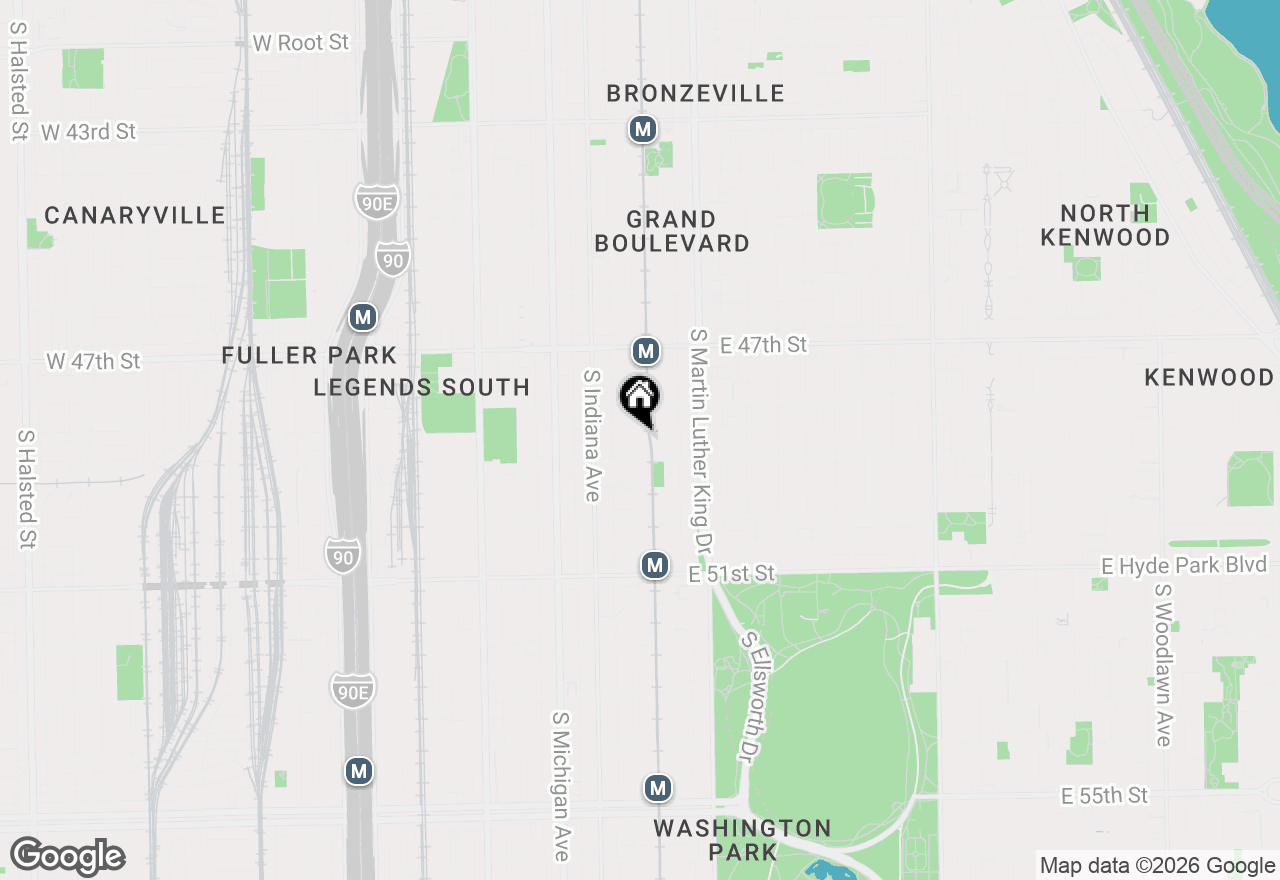 Map of 4841 S Prairie Avenue, Chicago, IL 60615