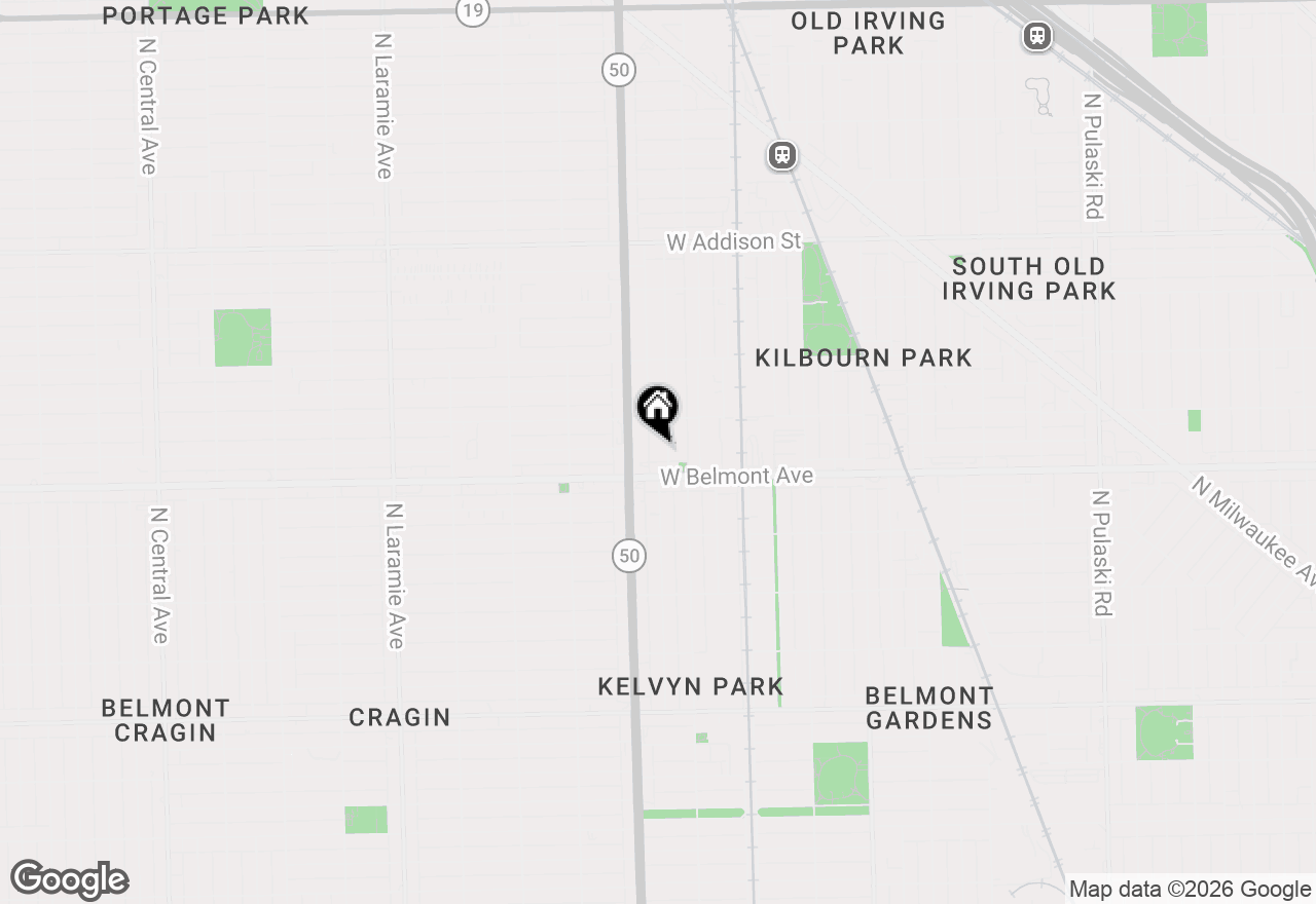 Map of 3224 1/2 N Keating Avenue #1, Chicago, IL 60641