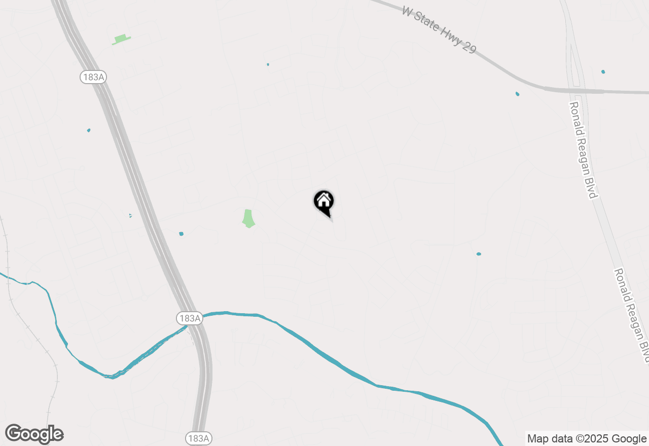 Map of 108 Red Matador Ln, Leander, TX 78641