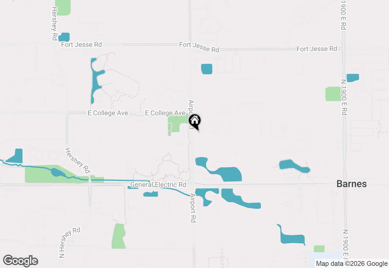 Map of 9 Spruce Court, Bloomington, IL 61704