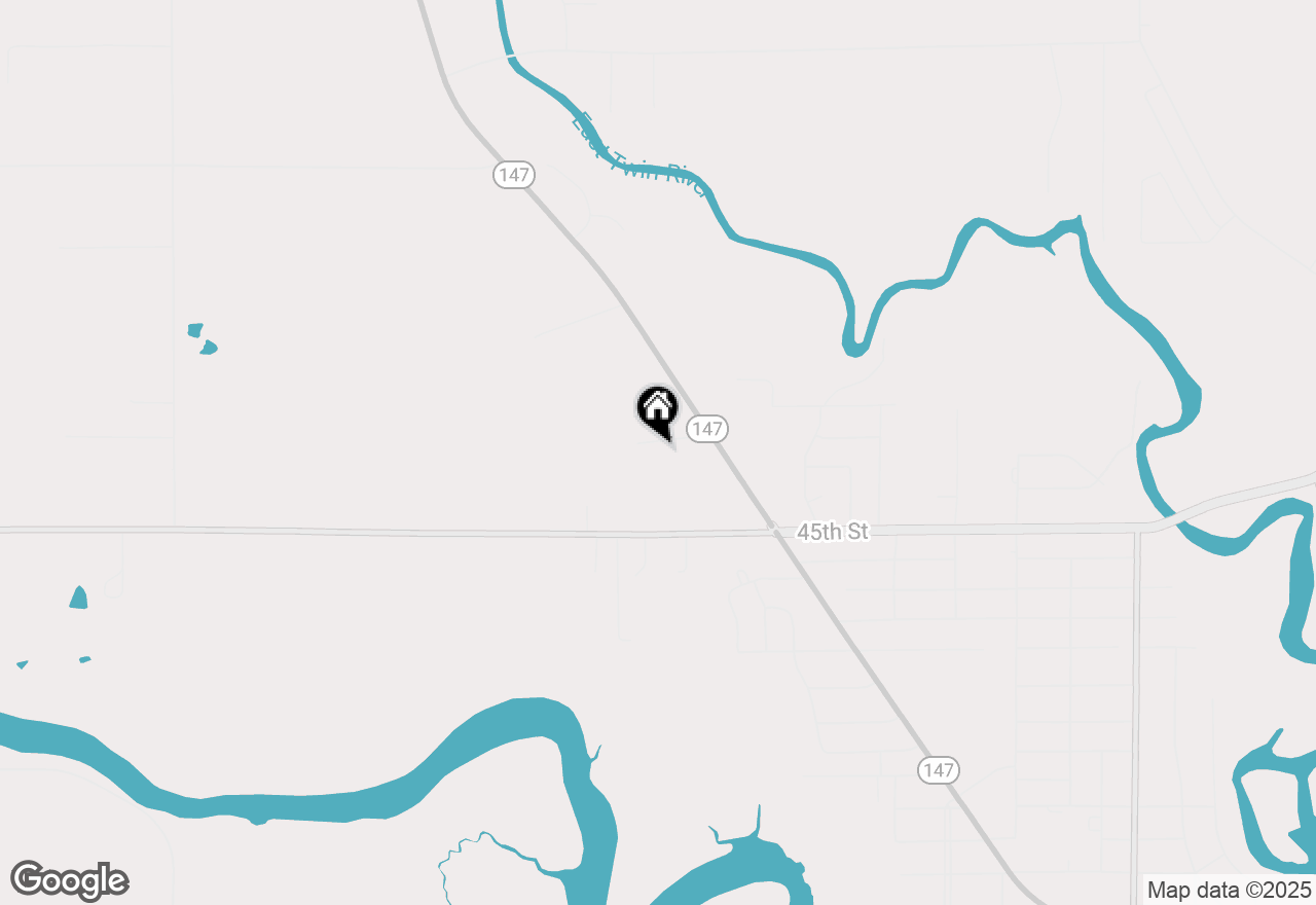 Map of 3207 Whistle Ln, Two Rivers, WI 54241