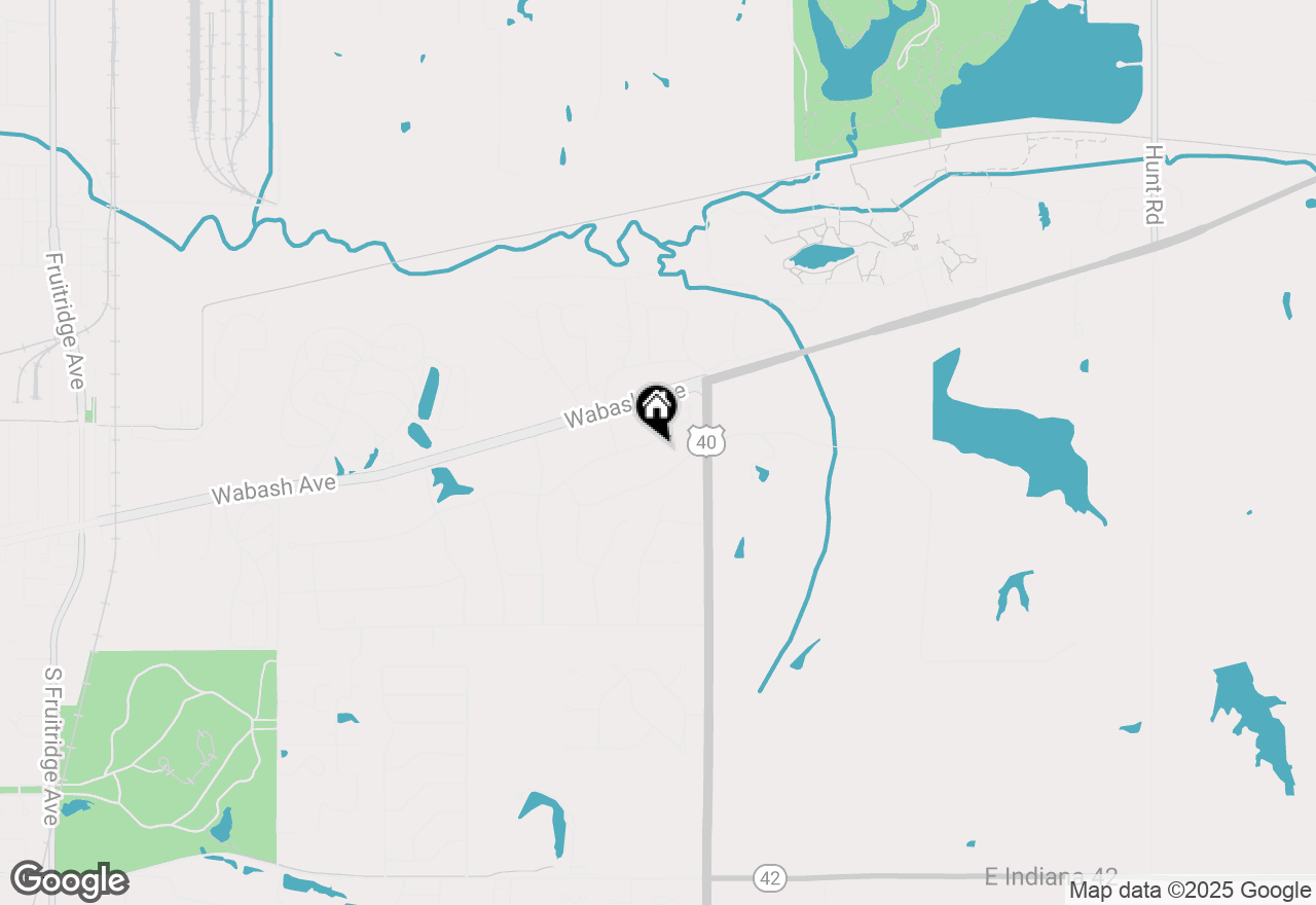Map of 601 Woodbine, Terre Haute, IN 47803