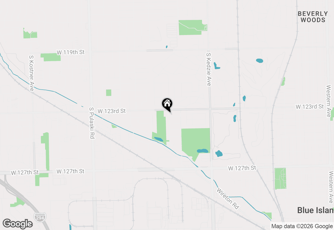 Map of (Address confidential), Alsip, Illinois 60803