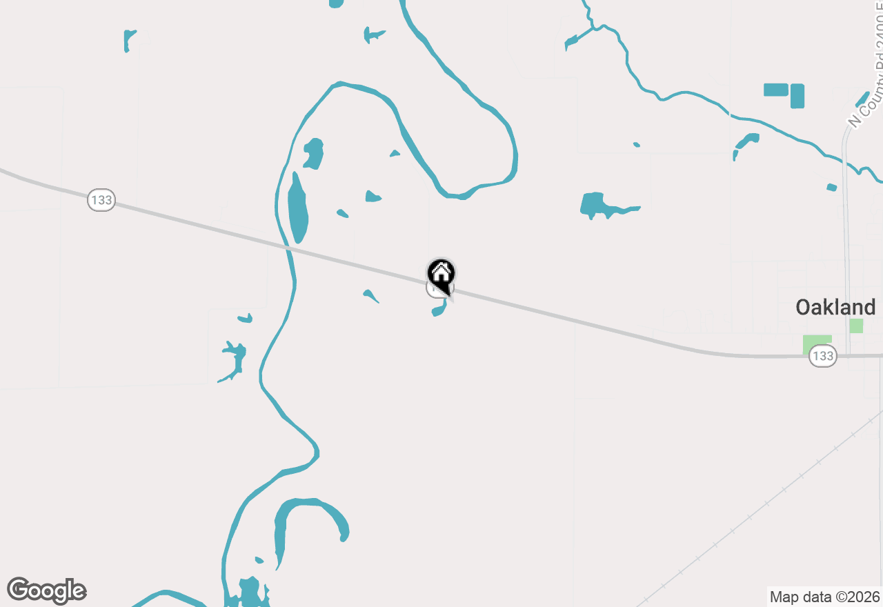 Map of 22518 State Highway 133, Oakland, IL 61943