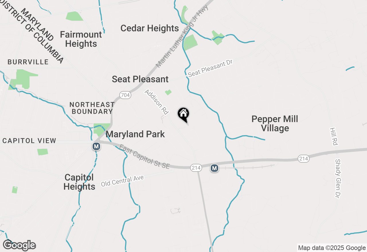 Map of 6116 Addison Road, Capitol Heights, MD 20743