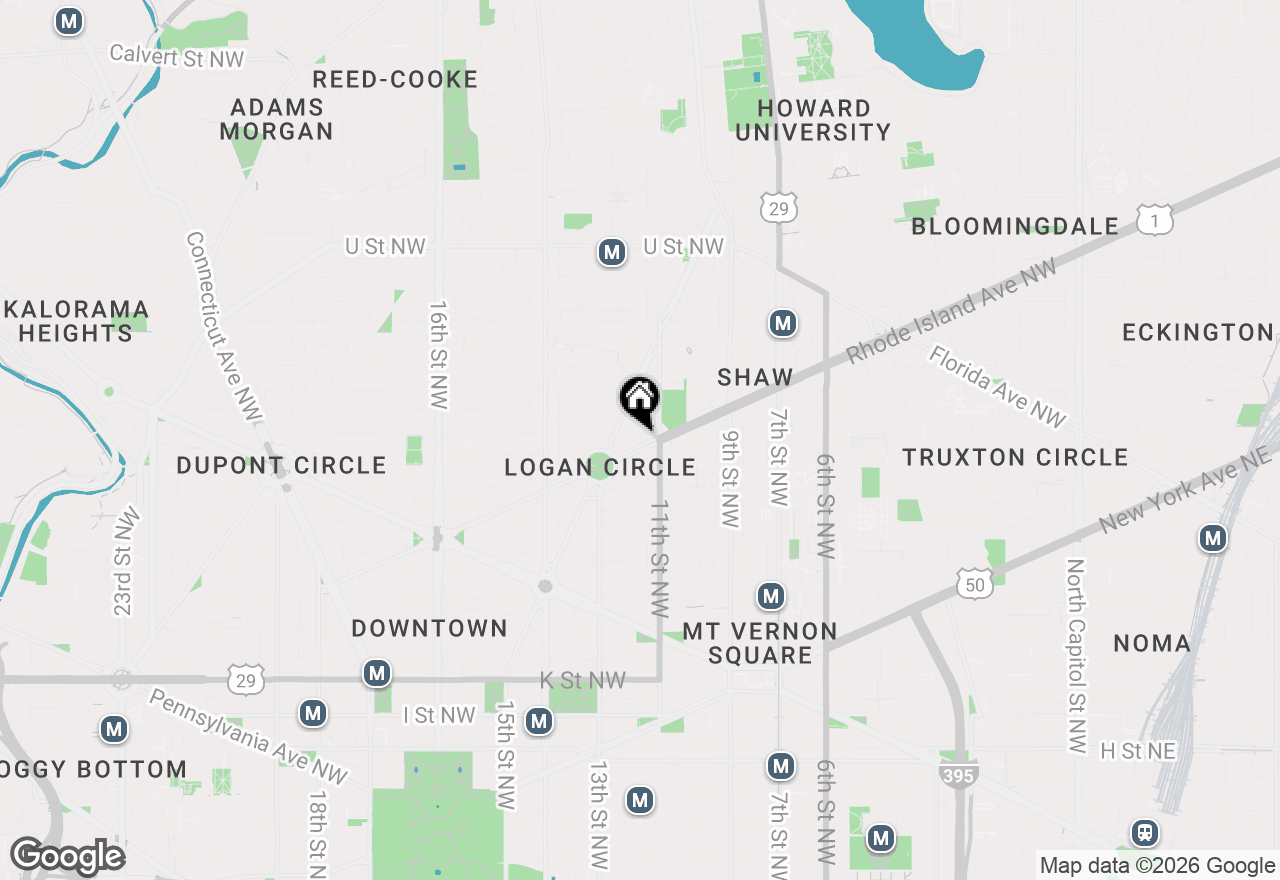 Map of 1115 Rhode Island Avenue Nw, Washington, DC 20005