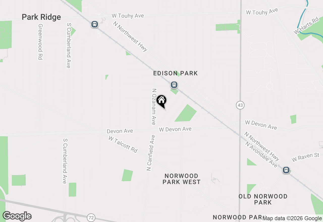 Map of 6530 N Oliphant Avenue, Chicago, IL 60631