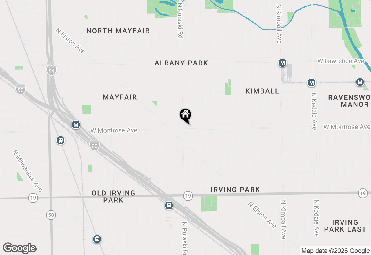 Map of 3950 W Montrose Avenue, Chicago, IL 60618