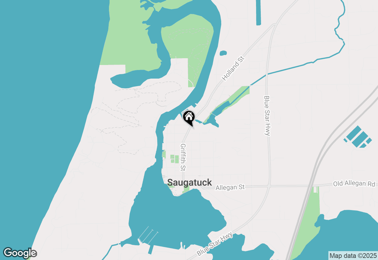 Map of 749 Holland Street, Saugatuck, MI 49453