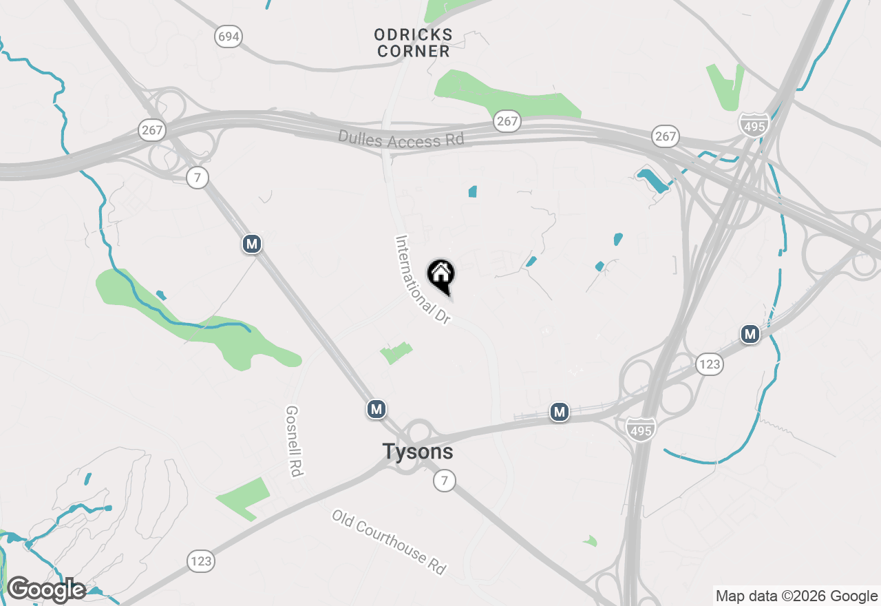 Map of 1625 International Drive #321, Mclean, VA 22102