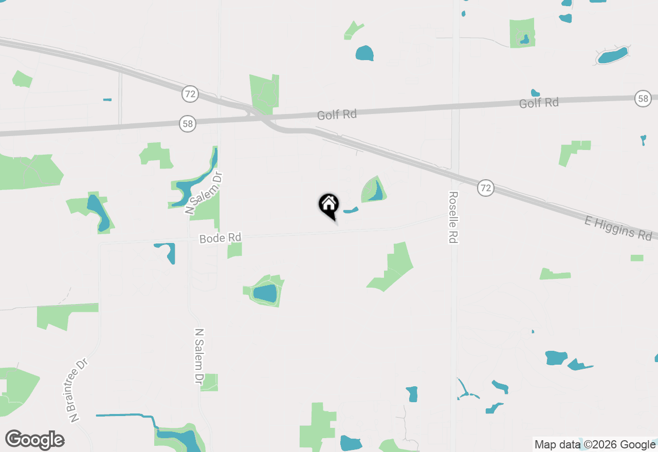 Map of 420 Bode Road, Hoffman Estates, IL 60169