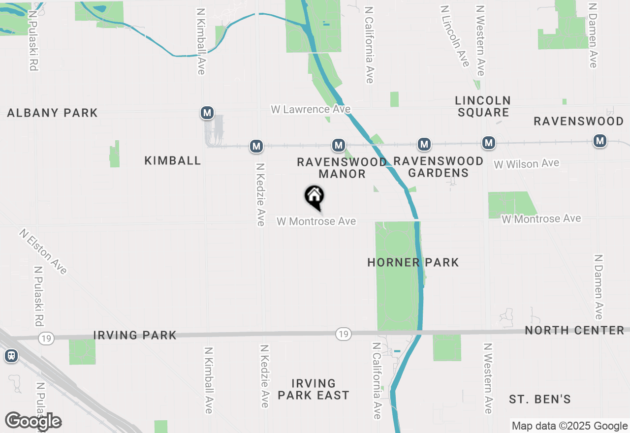 Map of 3002 W Montrose Avenue #2A, Chicago, IL 60618