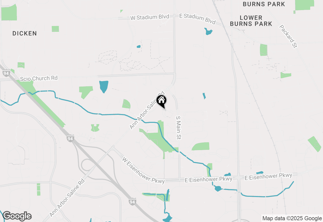 Map of 127 Fieldcrest Street #103, Ann Arbor, MI 48103