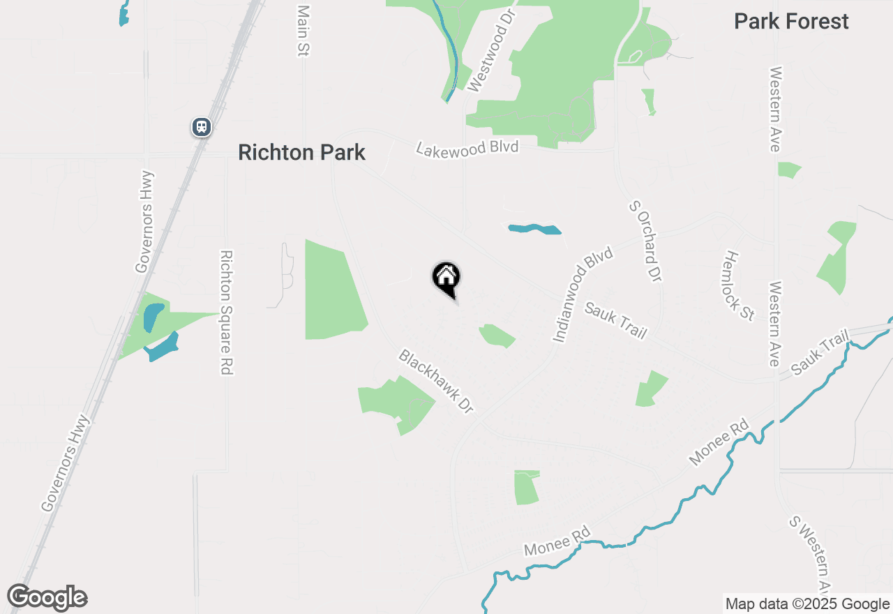 Map of 13 Mantua Court, Park Forest, IL 60466