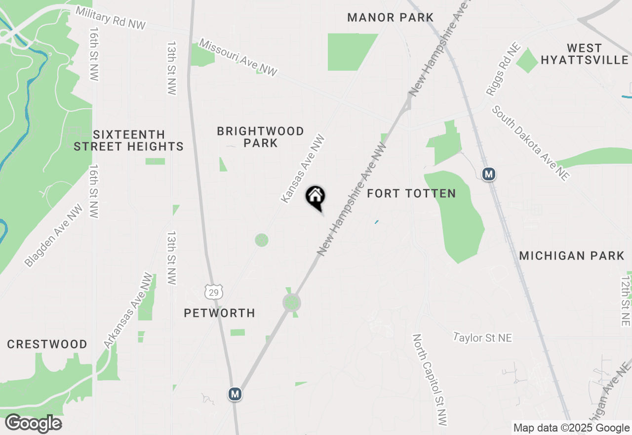 Map of 4809 4th Street Nw #2, Washington, DC 20011