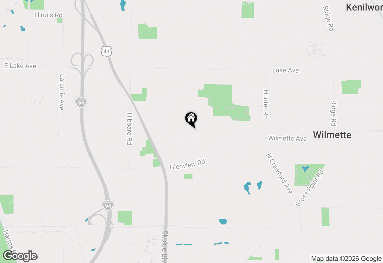 Map of 512 Karey Court, Wilmette, IL 60091