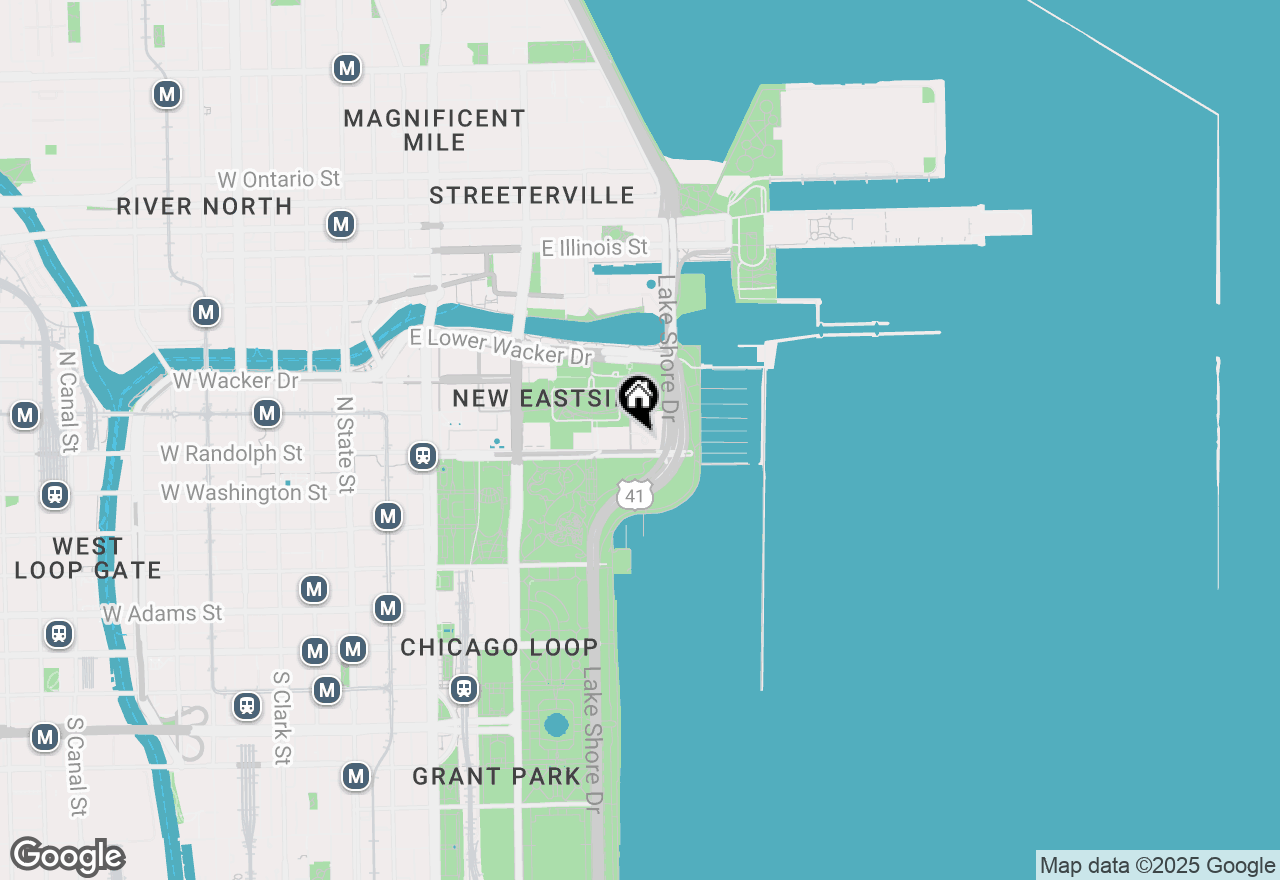 Map of 155 N Harbor Drive #4007, Chicago, IL 60601