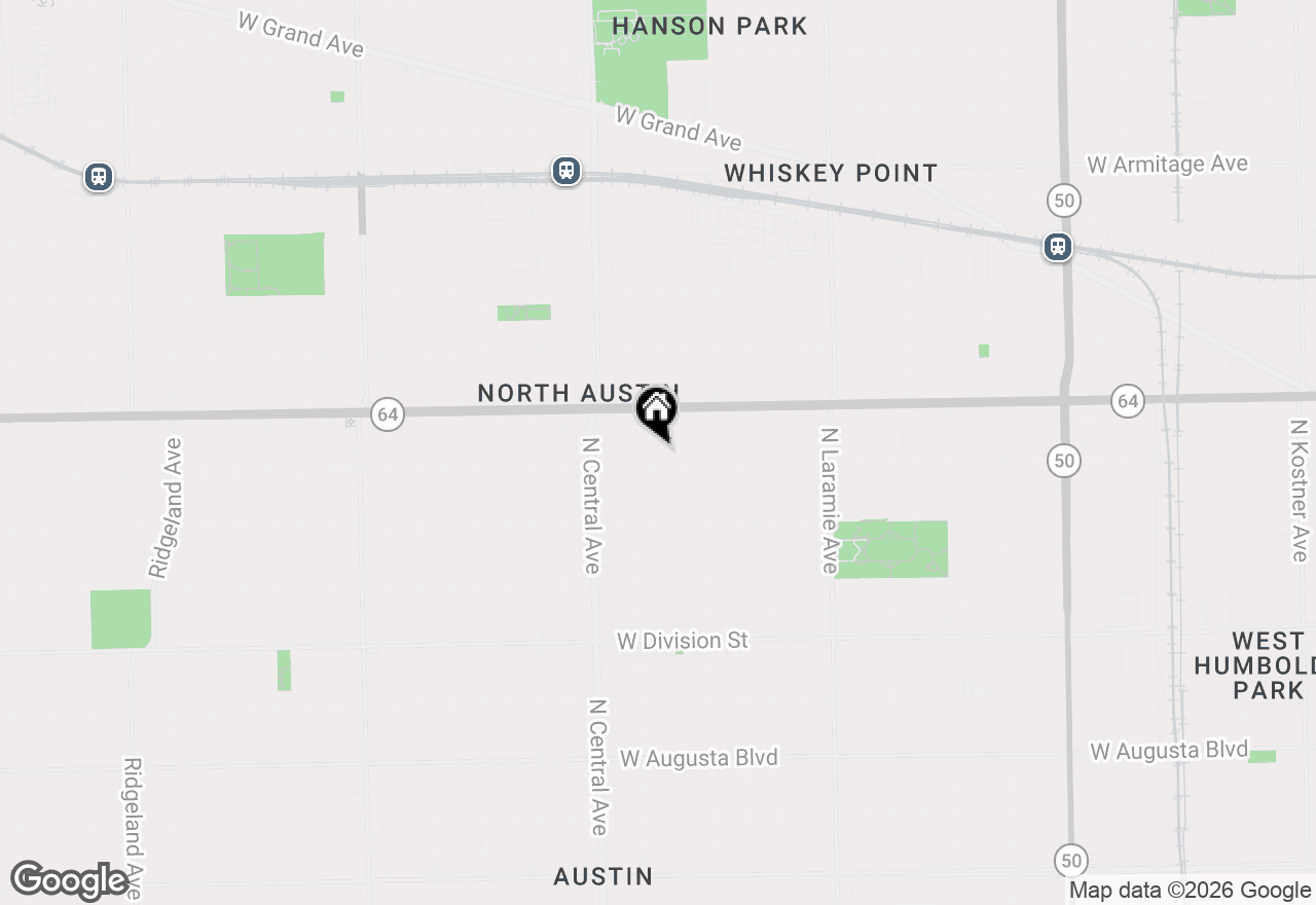 Map of 1511 N Linder Avenue, Chicago, IL 60651