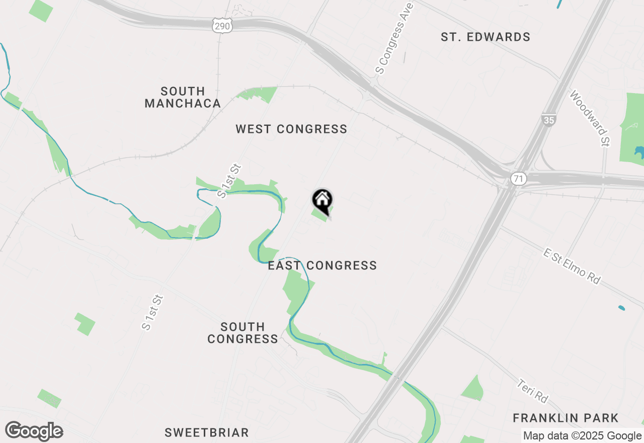 Map of 4801 S Congress Ave #S3, Austin, TX 78745