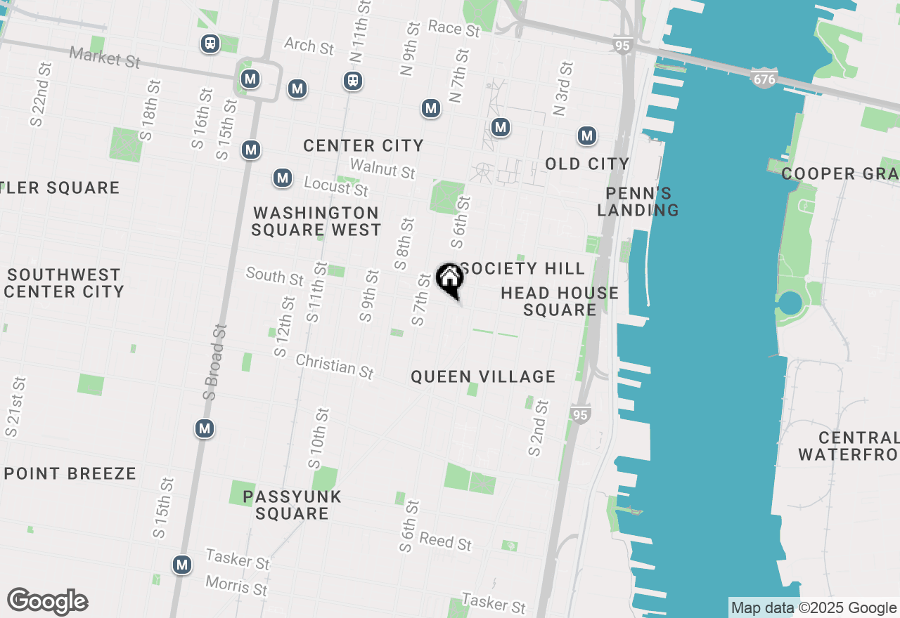 Map of 538 South Street #2, Philadelphia, PA 19147