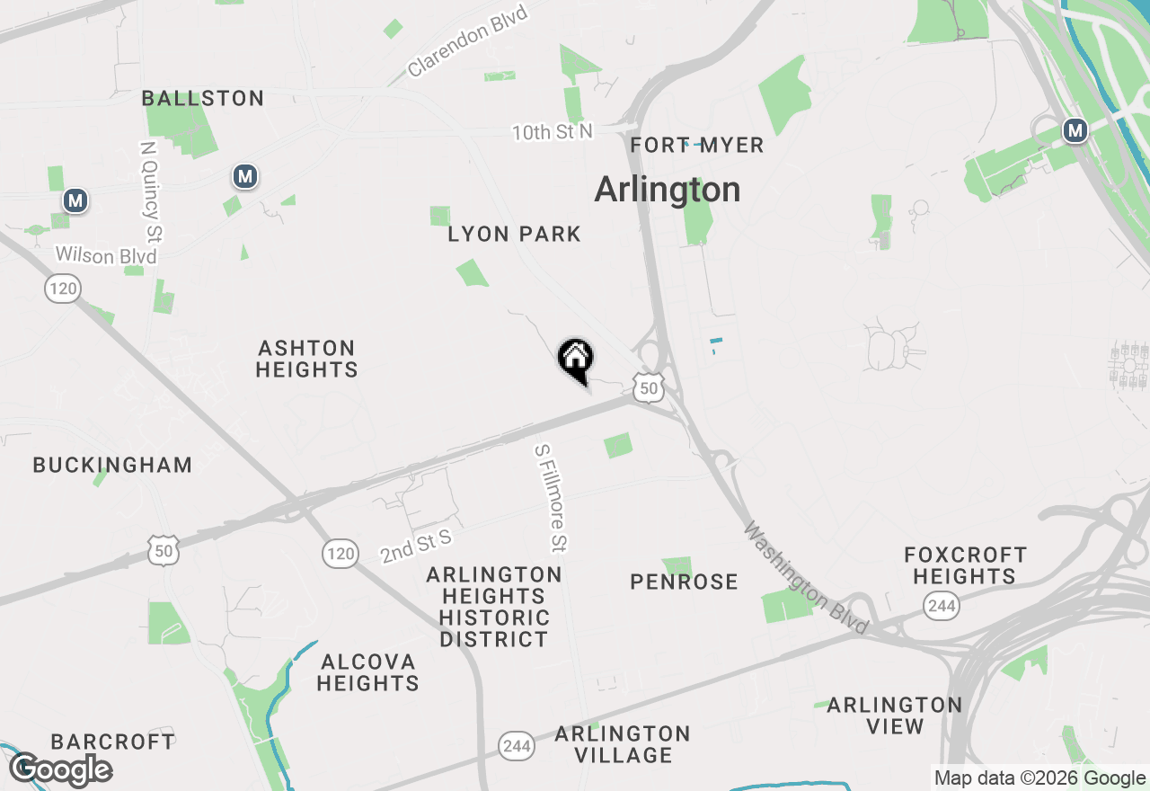 Map of 2603 Arlington Boulevard #39, Arlington, VA 22201