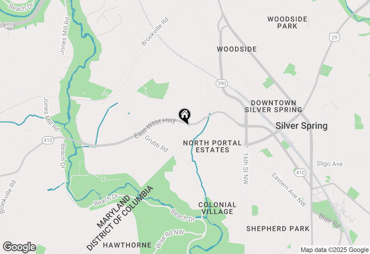 Map of 2100 Washington Avenue #6-B, Silver Spring, MD 20910