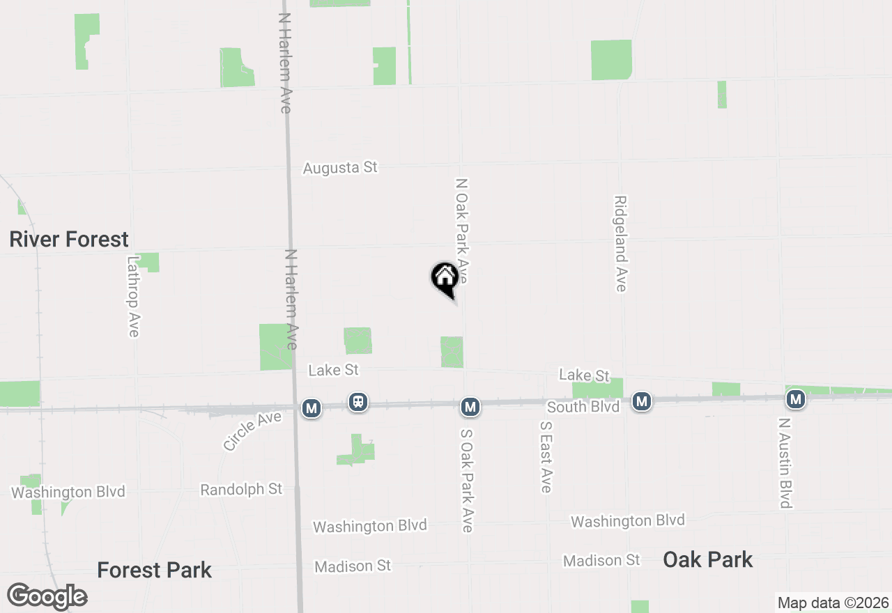 Map of 304 N Grove Avenue #3B, Oak Park, IL 60302