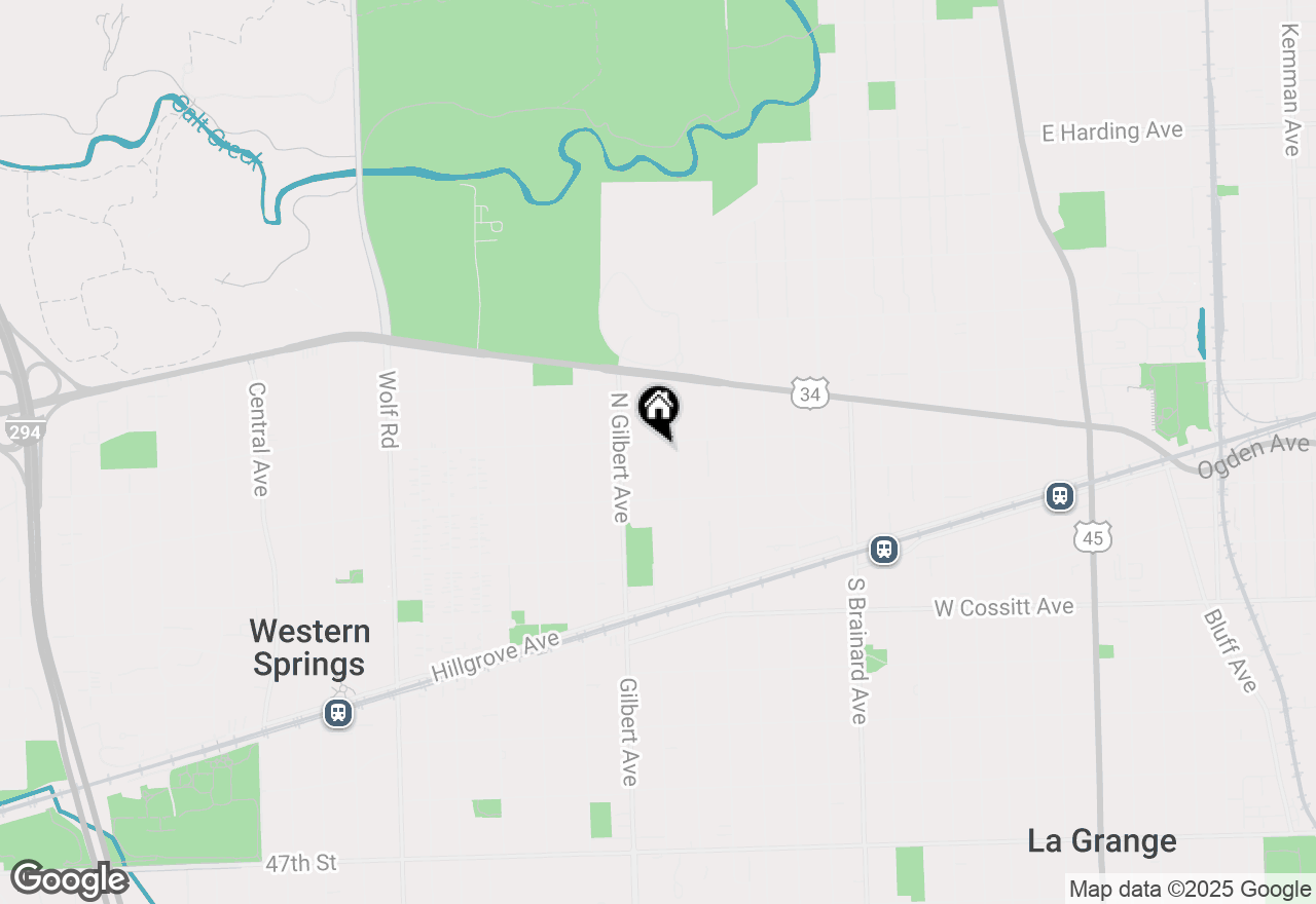 Map of 95 N Peck Avenue, La Grange, IL 60525