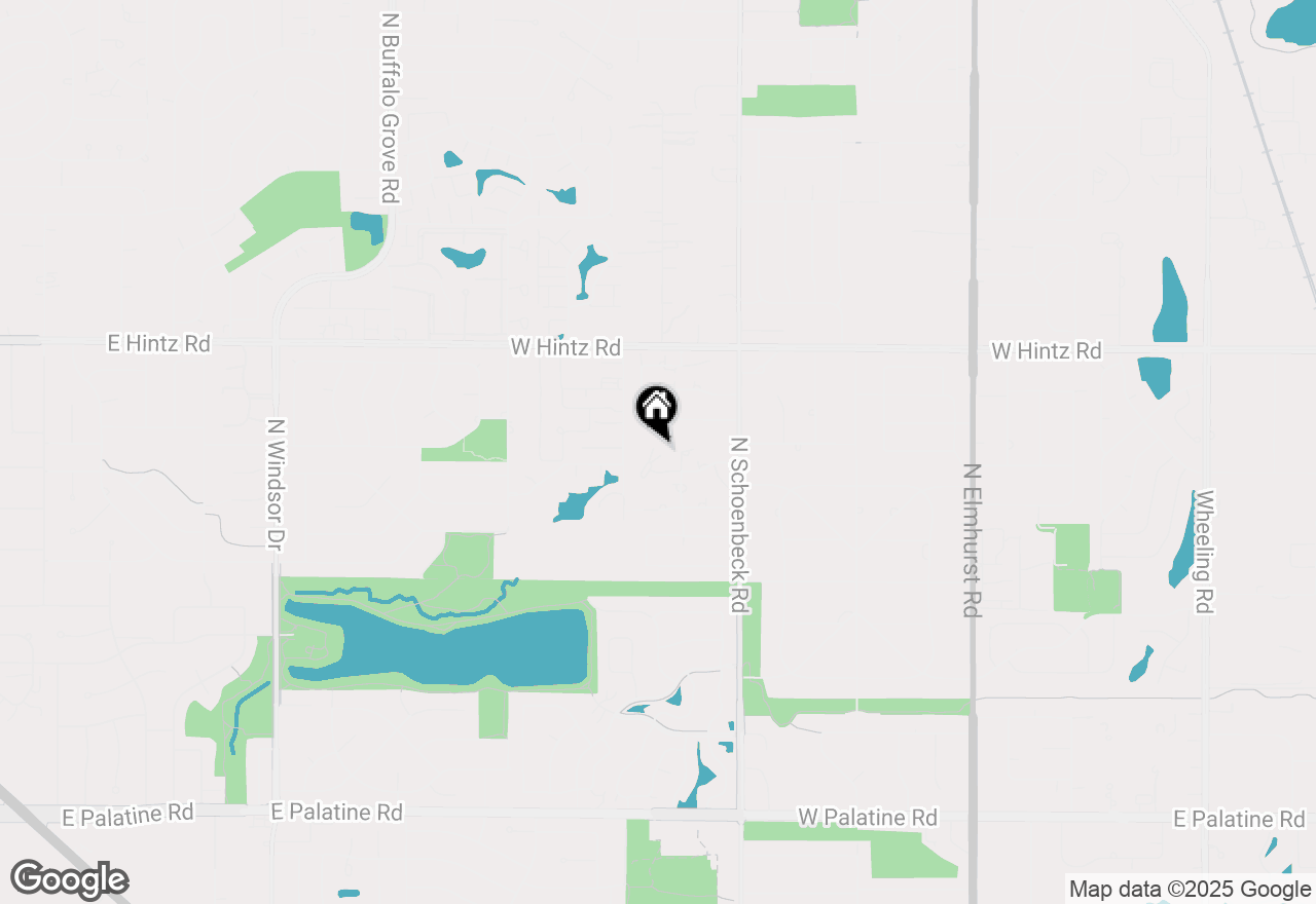 Map of 412 Cherry Creek Lane, Prospect Heights, IL 60070