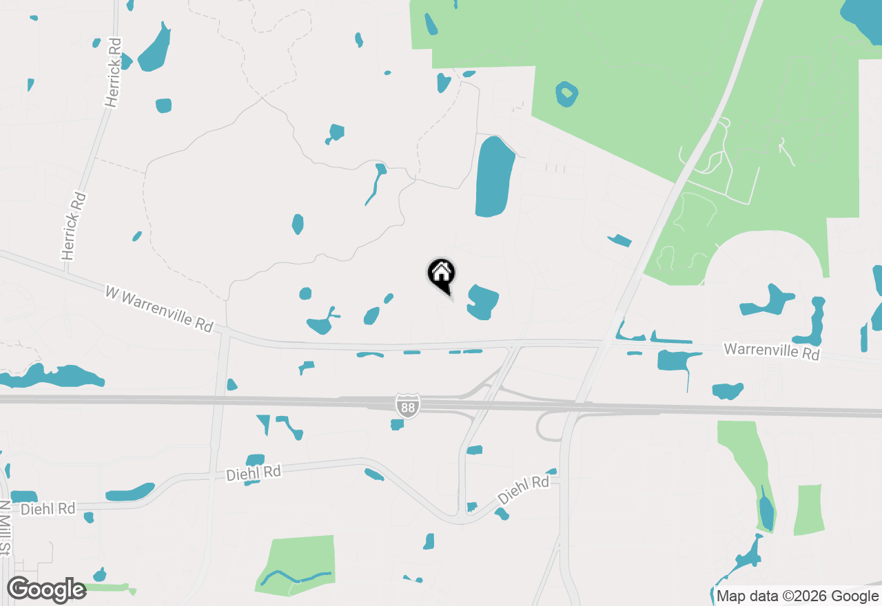 Map of 2126 Iron Ridge Lane, Naperville, IL 60563