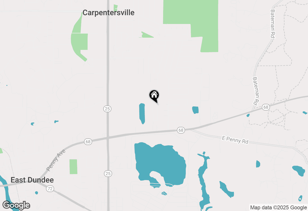 Map of 237 Harrison Street, Carpentersville, IL 60110