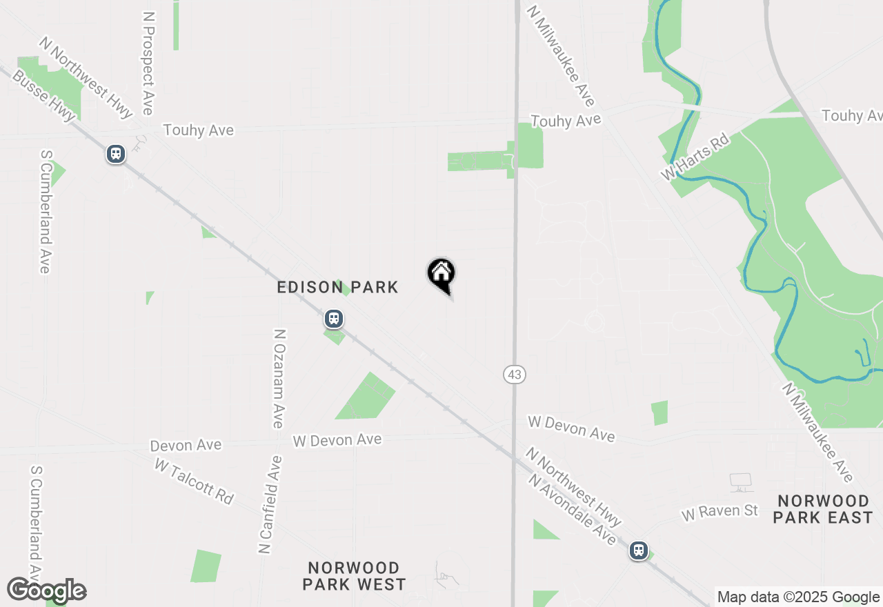 Map of 6725 N Oketo Avenue, Chicago, IL 60631