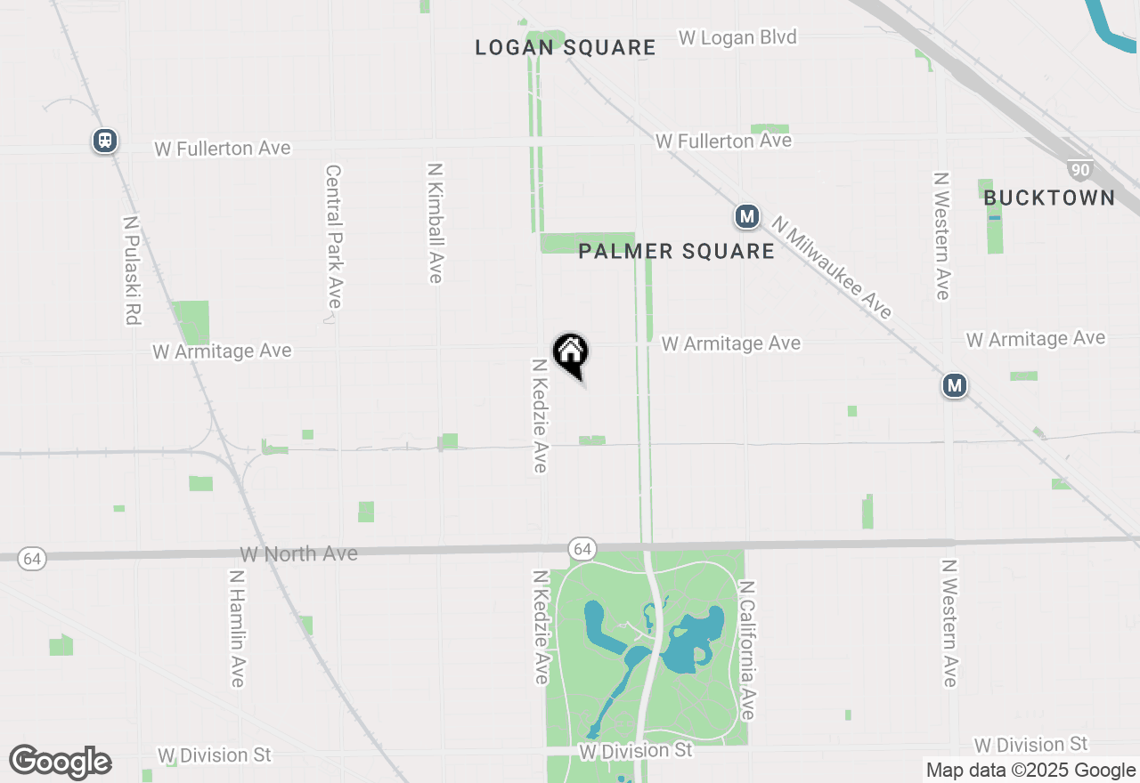 Map of 1902 N Albany Avenue, Chicago, IL 60647