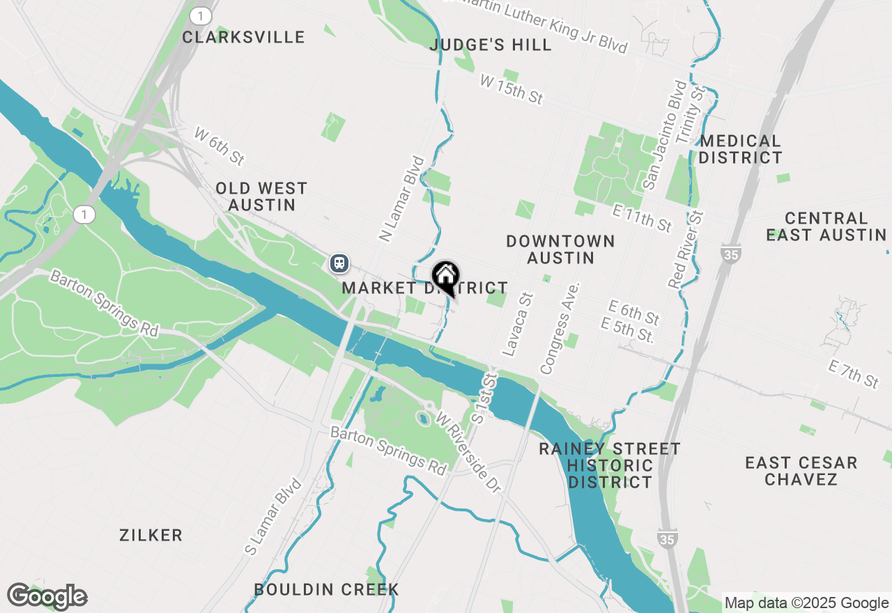 Map of 360 Nueces St #4203, Austin, TX 78701