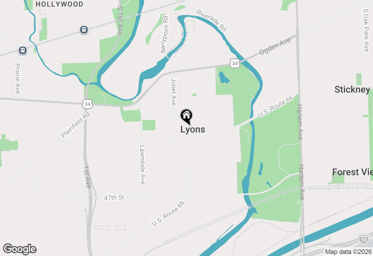 Map of 4253 Prescott Avenue, Lyons, IL 60534