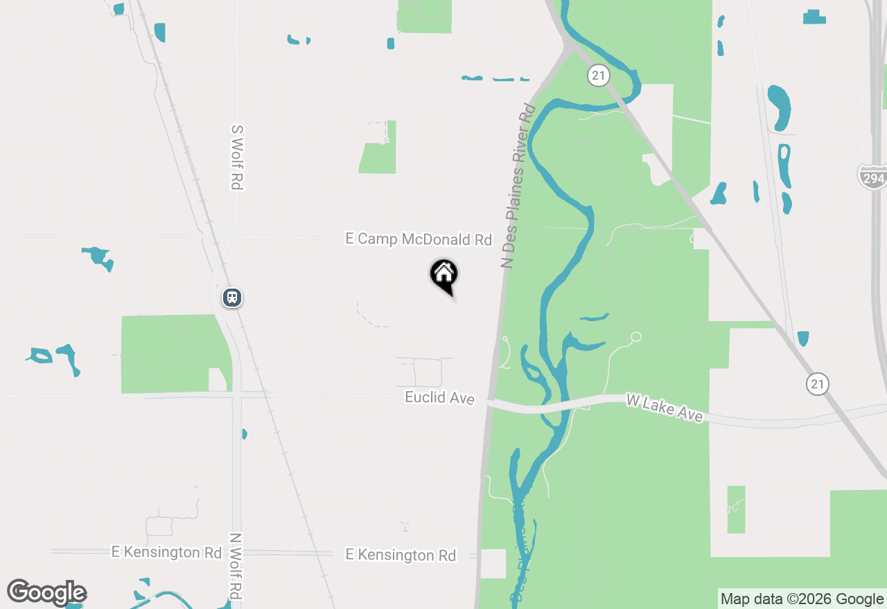 Map of 1400 N Lama Lane, Mount Prospect, IL 60056