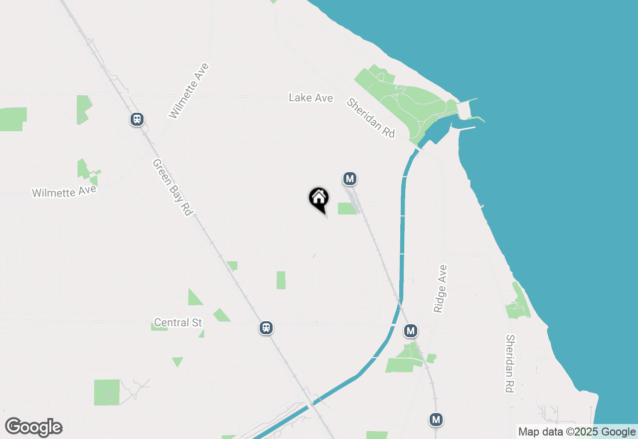 Map of 433 Maple Avenue, Wilmette, IL 60091