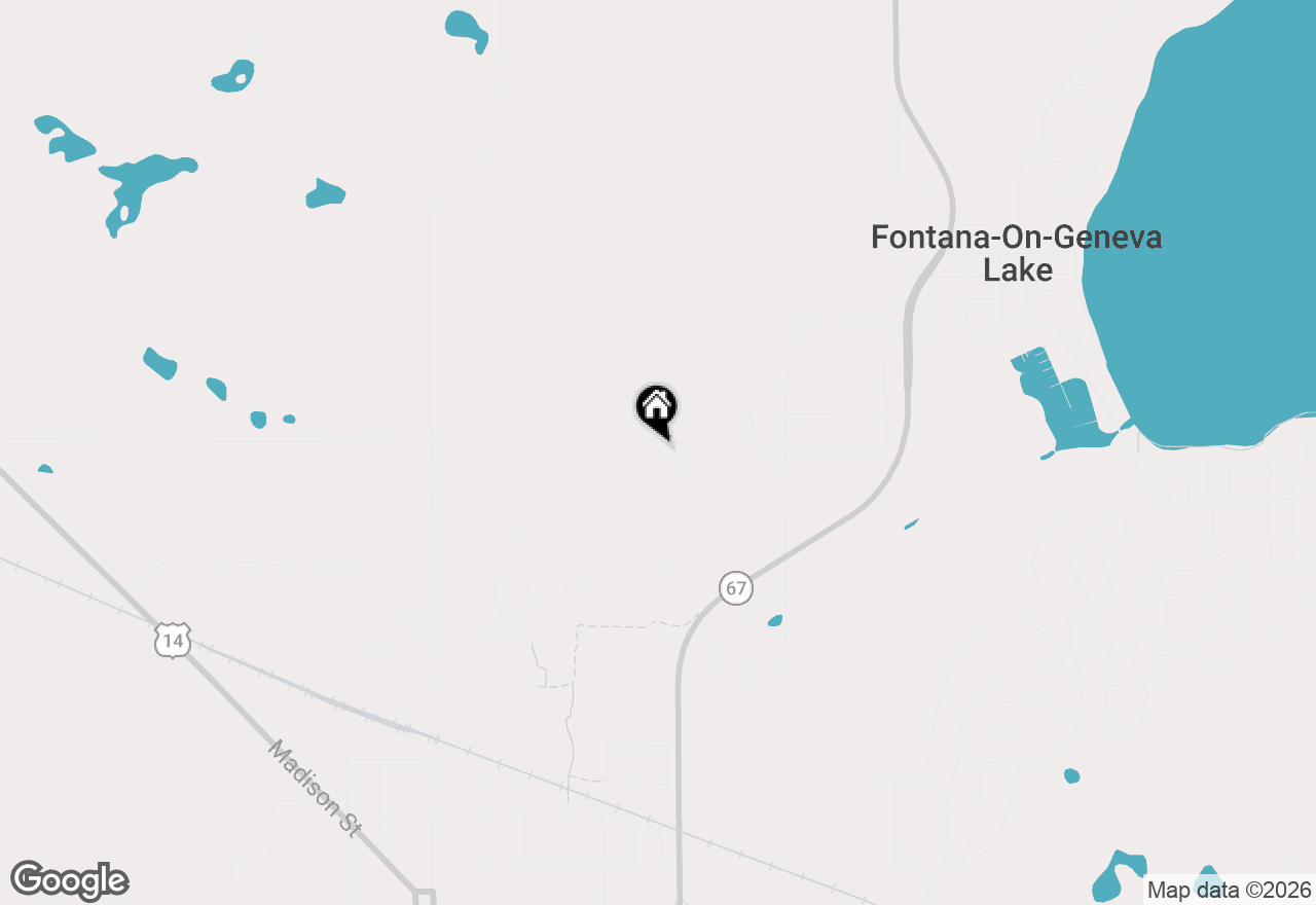 Map of W5909 Brick Church Rd, Fontana, WI 53125