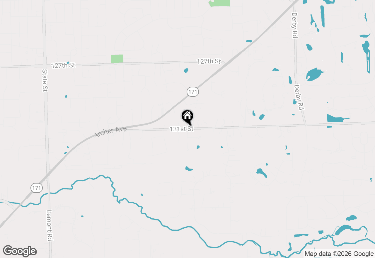 Map of 13100 Fox Lane, Lemont, IL 60439