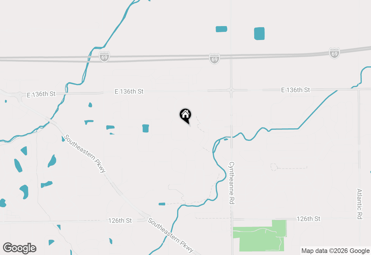 Map of 13388 Fielding Way, Fishers, IN 46037